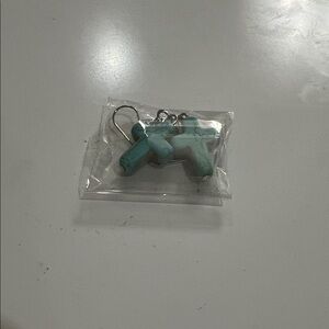 Turquoise Cross Dangle Earrings